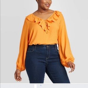 NWT AVA & VIV blouse XL